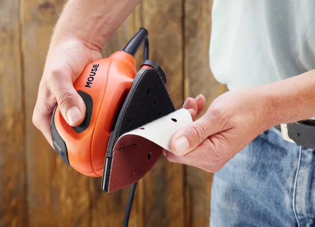 BLACK + DECKER 55W Mouse Sander + 6 Sanding Sheets - Image 5