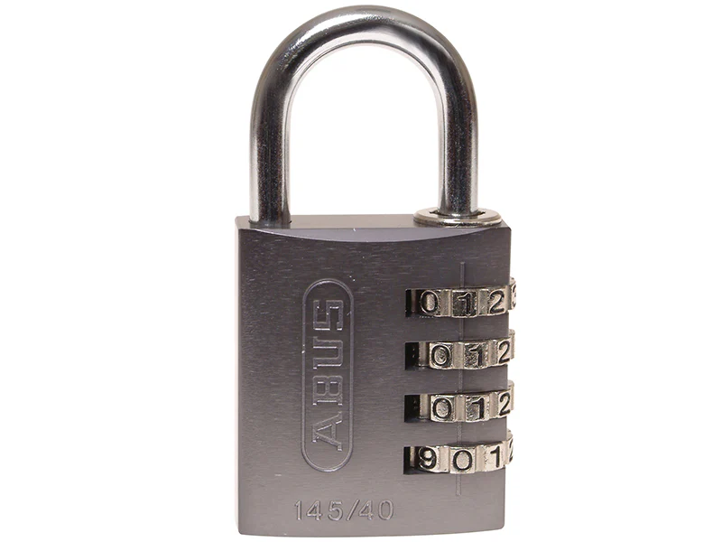 ABUS Mechanical  145/40 40mm Aluminium Combination Padlock Titanium 49551