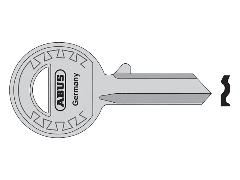 ABUS Mechanical  24-41-885 Right Hand 4 Pin Key Blank - Image 2
