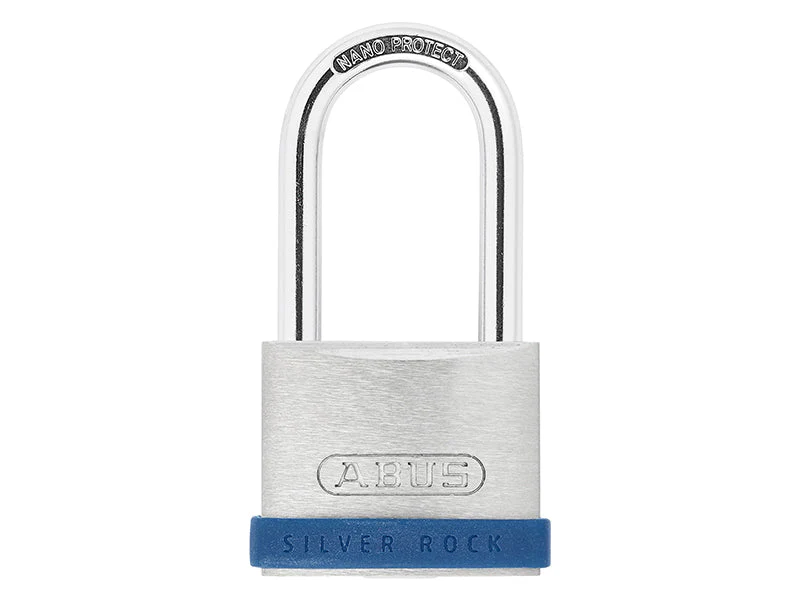 ABUS Mechanical 40mm Silver Rock™ 5 Padlock Long Shackle 40mm Keyed Alike - Image 2