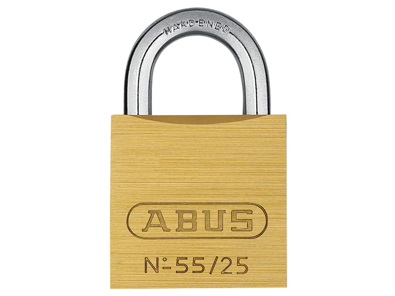 ABUS Mechanical  55/25mm Brass Padlock Keyed Alike 5251 - Image 2