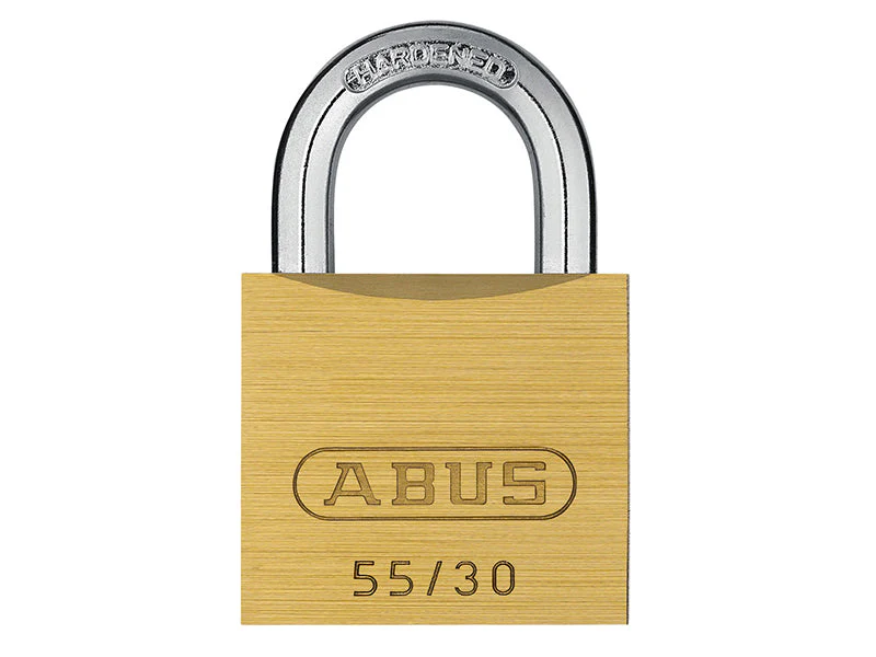 ABUS Mechanical  55/30mm Brass Padlock Keyed Alike 5301 - Image 2