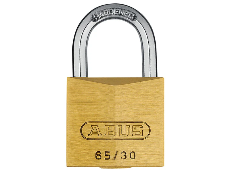 ABUS Mechanical  65/30mm Brass Padlock Carded - Image 2