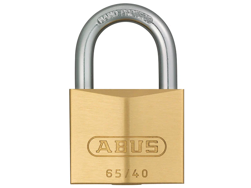 ABUS Mechanical  65/40mm Brass Padlock Carded