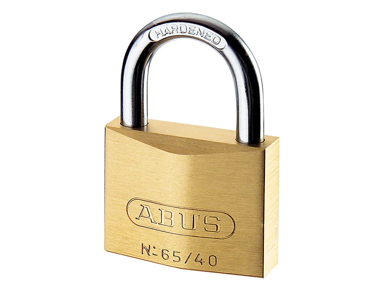 ABUS Mechanical 65/40mm Brass Padlock Master Keyed MK65401 - Image 2