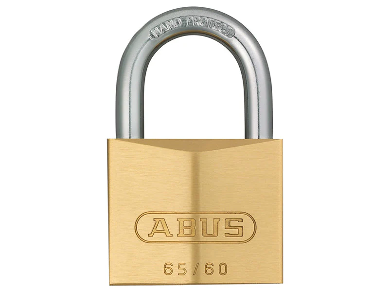 ABUS Mechanical  65/60mm Brass Padlock Carded - Image 2