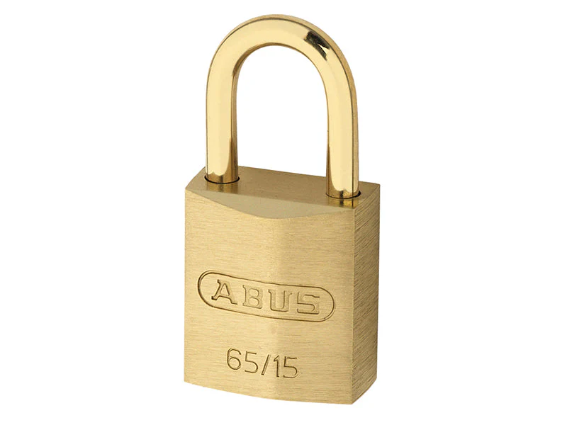 ABUS Mechanical 65MB/15mm Solid Brass Padlock Carded - Image 2