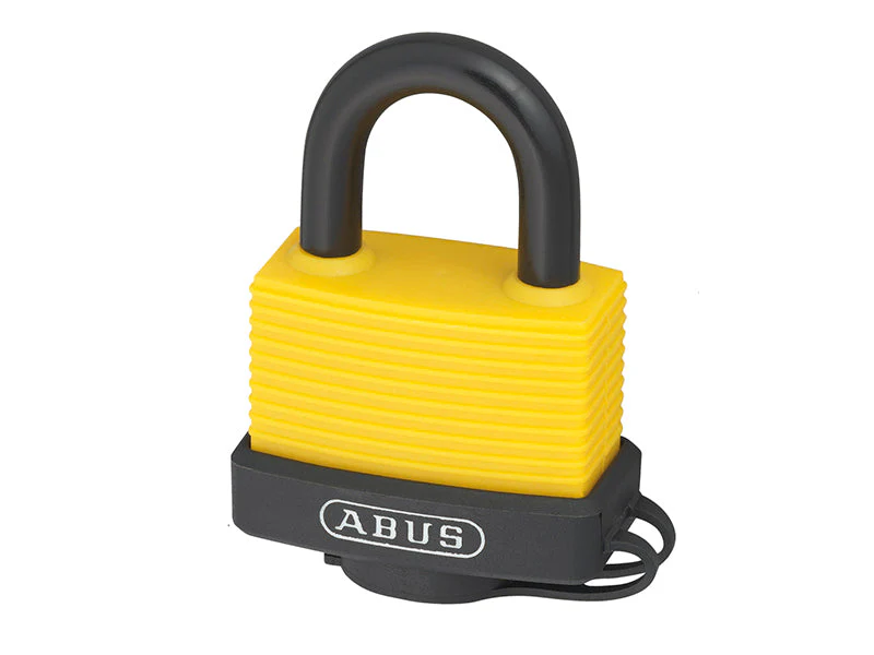 ABUS Mechanical  70AL/45mm Aluminium Padlock Yellow Keyed Alike 6401 - Image 2
