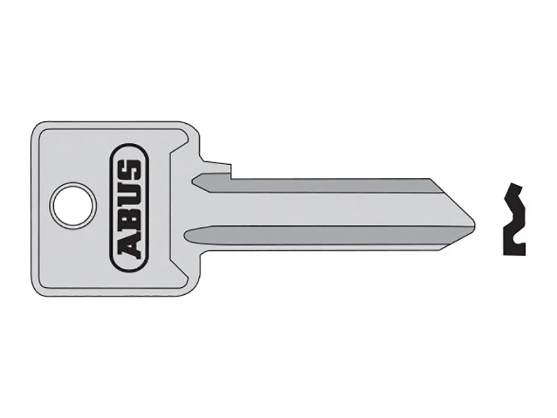 ABUS Mechanical  85/30 30mm Right Hand Key Blank - Image 2