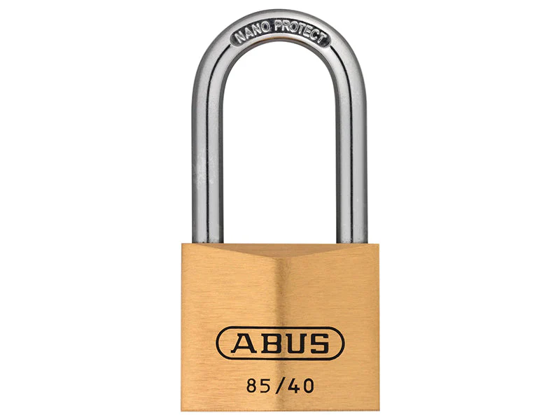 ABUS Mechanical  85/40mm Brass Padlock 40mm Long Shackle - Image 2