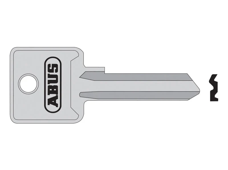 ABUS Mechanical  85/50 50mm +60 Right Hand Key Blank - Image 2