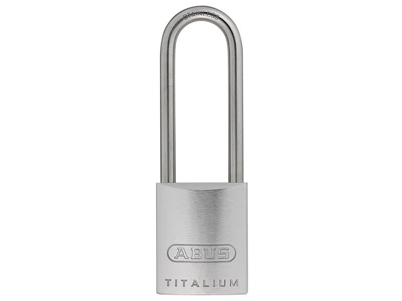 ABUS Mechanical  86TI/45mm TITALIUM™ Padlock Without Cylinder 70mm Long Stainless Steel Shackle - Image 2