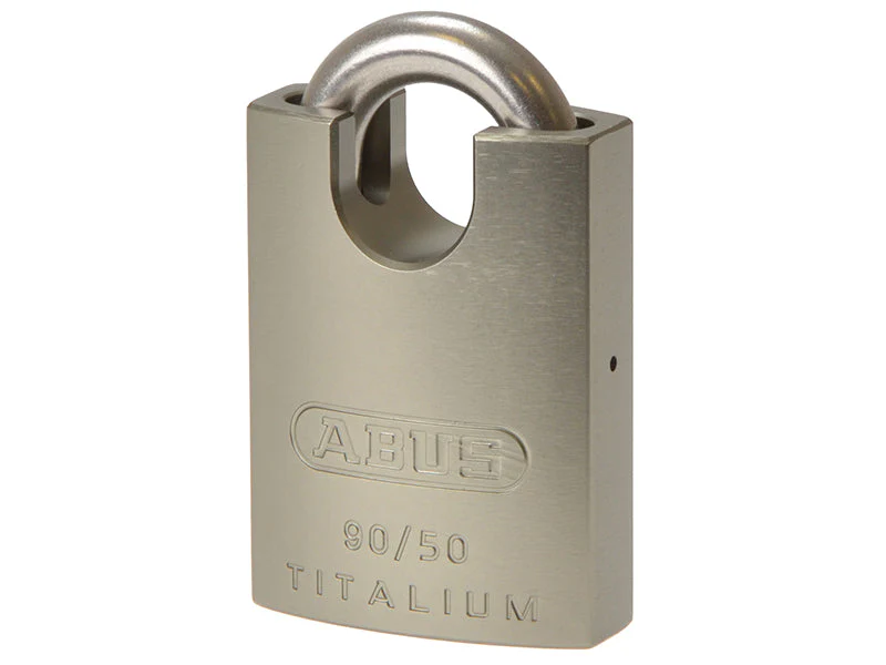 ABUS Mechanical 90RK/50mm TITALIUM™ Padlock Closed Shackle Keyed Alike 2745 - Image 2