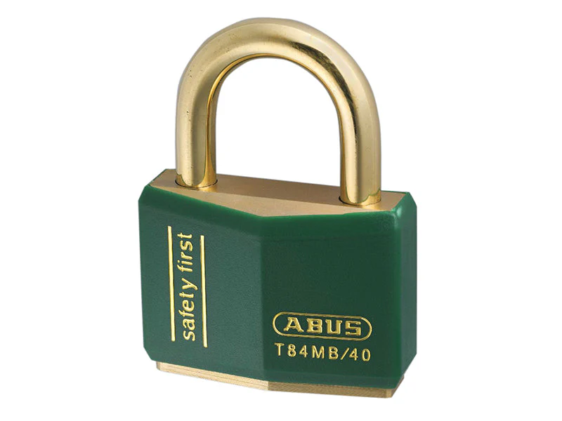 ABUS Mechanical  T84MB/40mm Green Rustproof Padlock Keyed Alike 8403 - Image 2