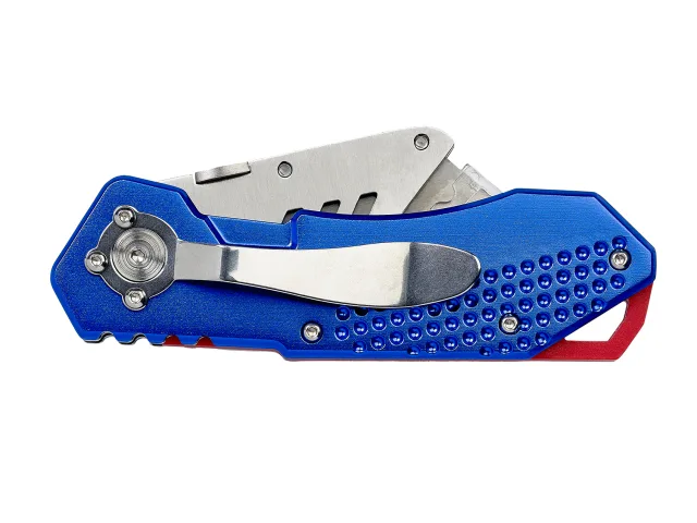 R.S.T. Aluminium Blue Folding Knife - Image 2