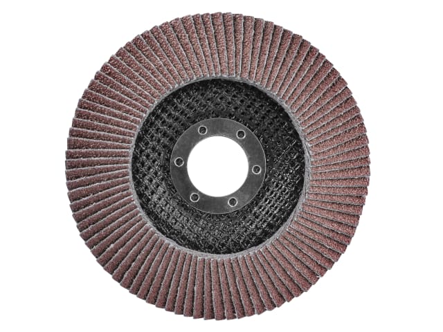Faithfull Aluminium Oxide Flap Disc 125 x 22mm 40 Grit