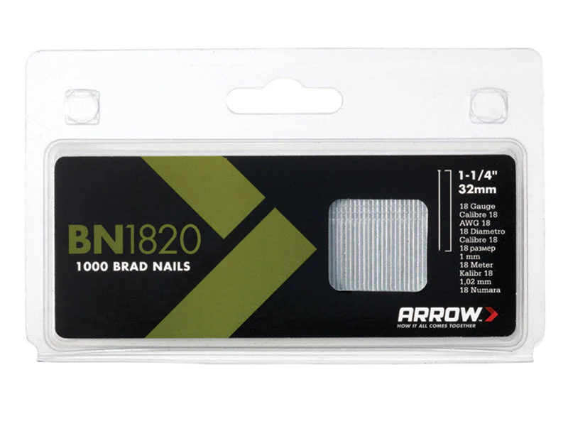 Arrow  BN1820 Brad Nails 32mm 18g (Pack 1000) - Image 2