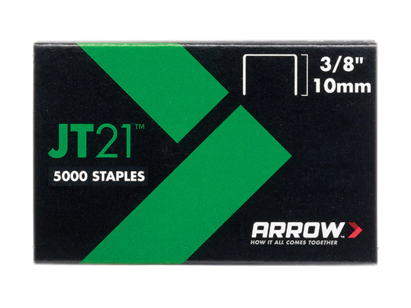 Arrow  JT21 T27 Staples 10mm (3/8in) (Box 5000)
