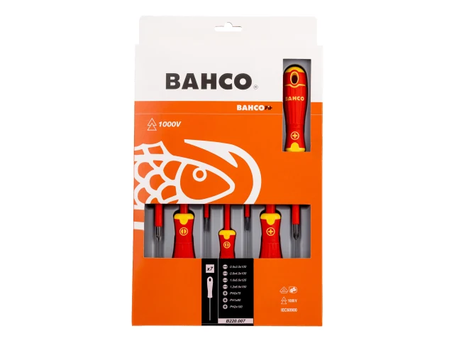 Bahco B220.007 BAHCOFIT Insulated Screwdriver Set, 7 Piece - Image 3