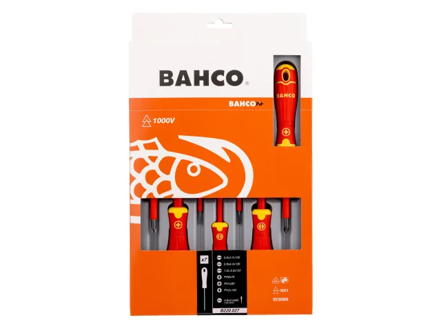 Bahco B220.027 BAHCOFIT Insulated Screwdriver Set, 7 Piece - Image 3