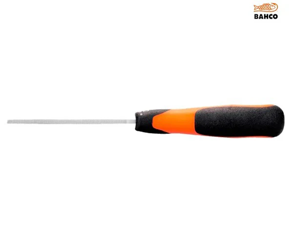 Bahco 1-100-10-1-2 ERGO™ Handled Flat Bastard Cut File 250mm (10in) - Image 2