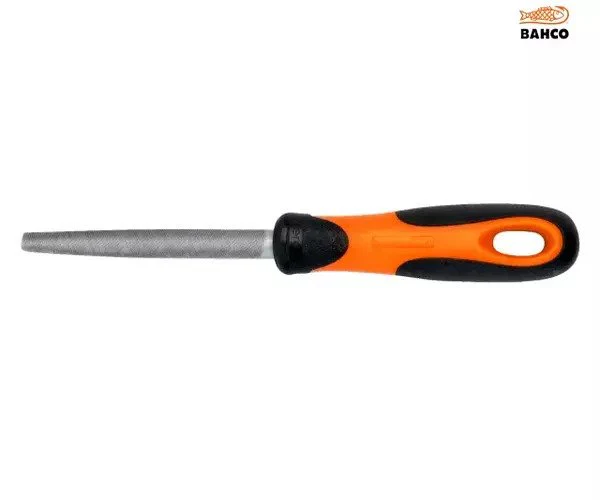 Bahco 1-210-08-2-2 ERGO™ Handled Half-Round Second Cut File 200mm (8in) - Image 2