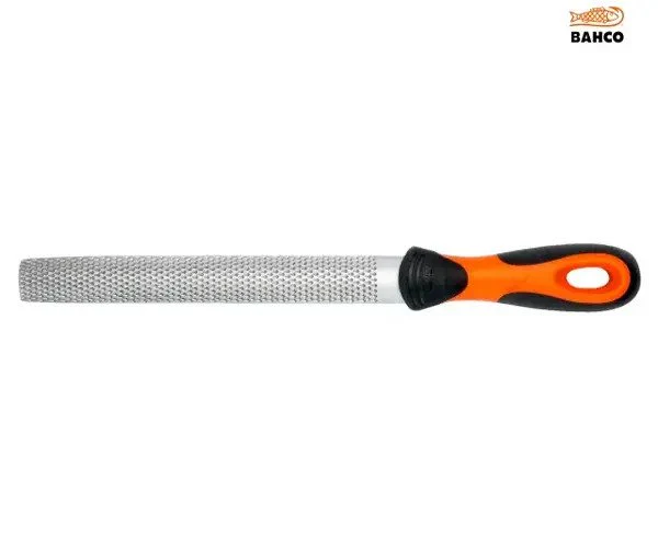 Bahco 6-343-08-2-2 ERGO™ Half-Round Second Cut Cabinet Rasp 200mm (8in) - Image 2