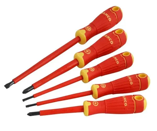 Bahco BAHCOFIT Insulated Screwdriver Set, 5 Piece