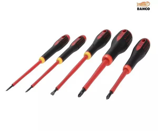 Bahco BE-9881S Insulated ERGO™ Screwdriver Set, 5 Piece - Image 2