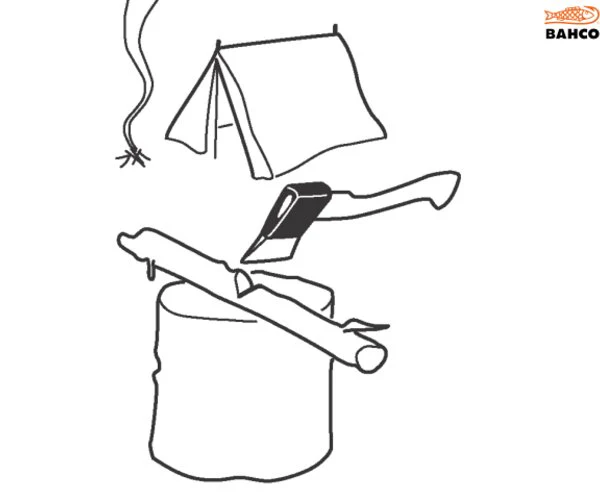 Bahco Camping Hatchet HUS 0.6-380 850g - Image 3