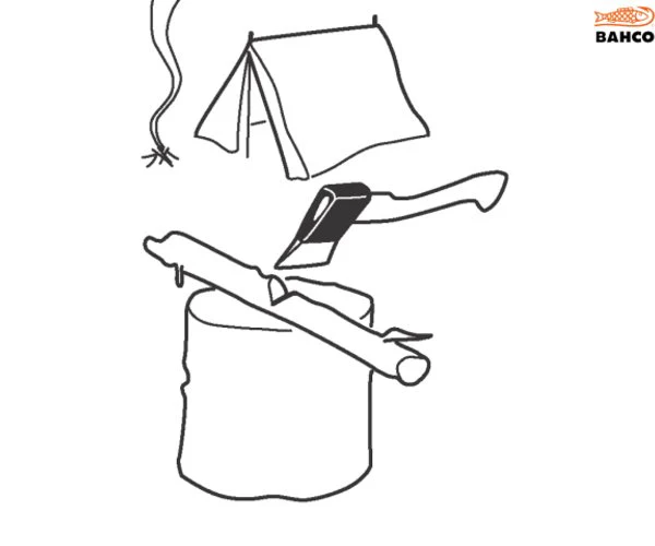 Bahco Camping Hatchet HUS 0.8-500 1.15kg - Image 3