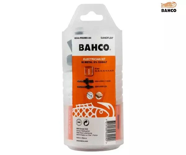 Bahco Electrician's Bi-Metal Holesaw Set, 10 Piece - Image 2