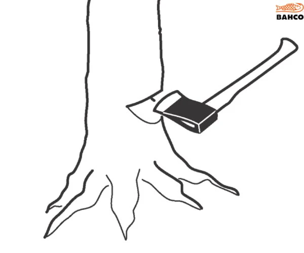 Bahco Felling Axe Ash Handle FGS 1.6-810 2.2kg - Image 2