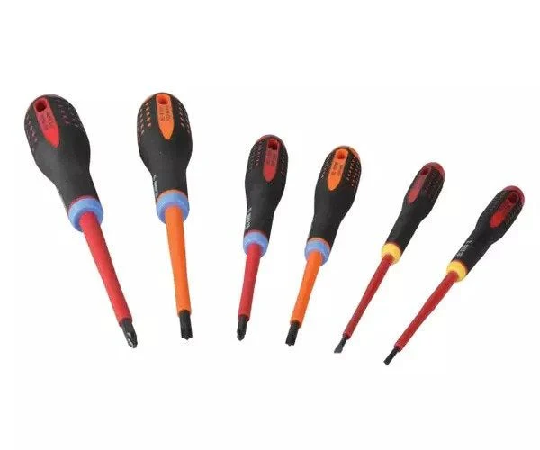 Bahco Mixed Insulated ERGO™ Screwdriver Set, 6 Piece