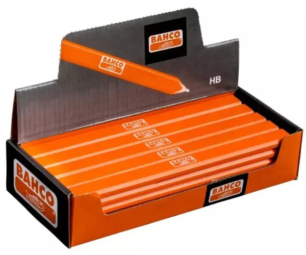 Bahco P-HB Grade Carpenter's Pencils (Box of 25)