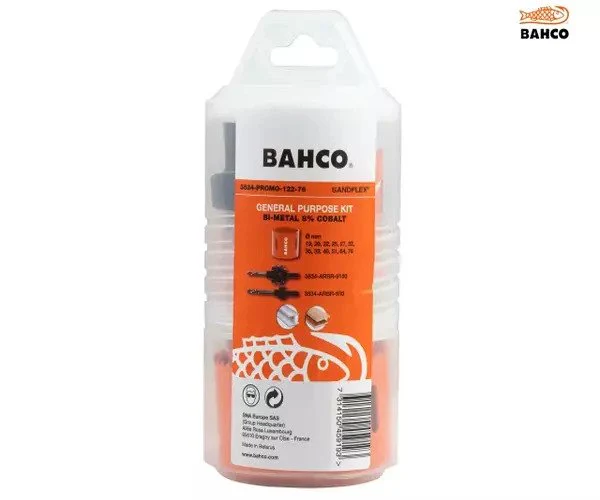Bahco Plumber's Bi-Metal Holesaw Set, 14 Piece - Image 2