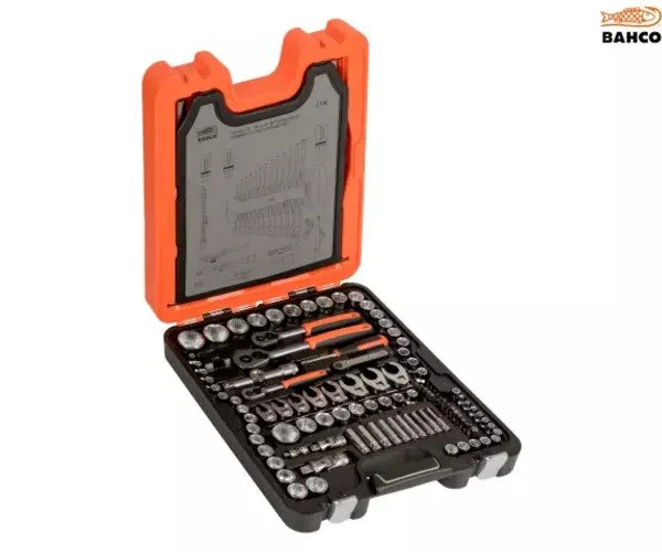 Bahco S138 Socket Set of 138 Metric & AF 1/4in 3/8in & 1/2in Drive - Image 3