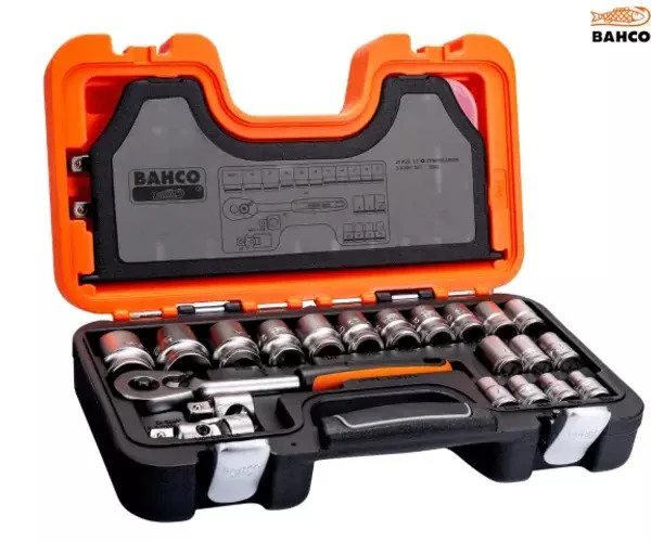 Bahco S240 Socket Set of 24 Metric 1/2in Drive - Image 3