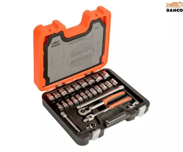 Bahco S400 Socket & Spanner Set of 40 Metric 1/2in Drive - Image 3