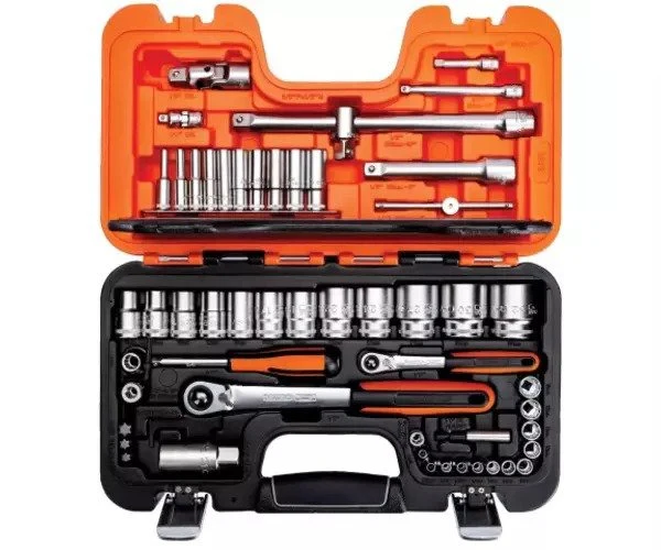 Bahco S560 Socket Set of 56 Metric 1/4 & 1/2in Drive