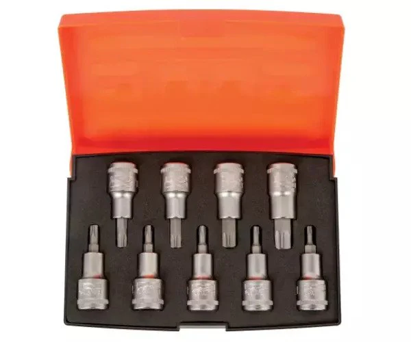 Bahco S9TORX 1/2in Drive Socket Set of 9 Metric