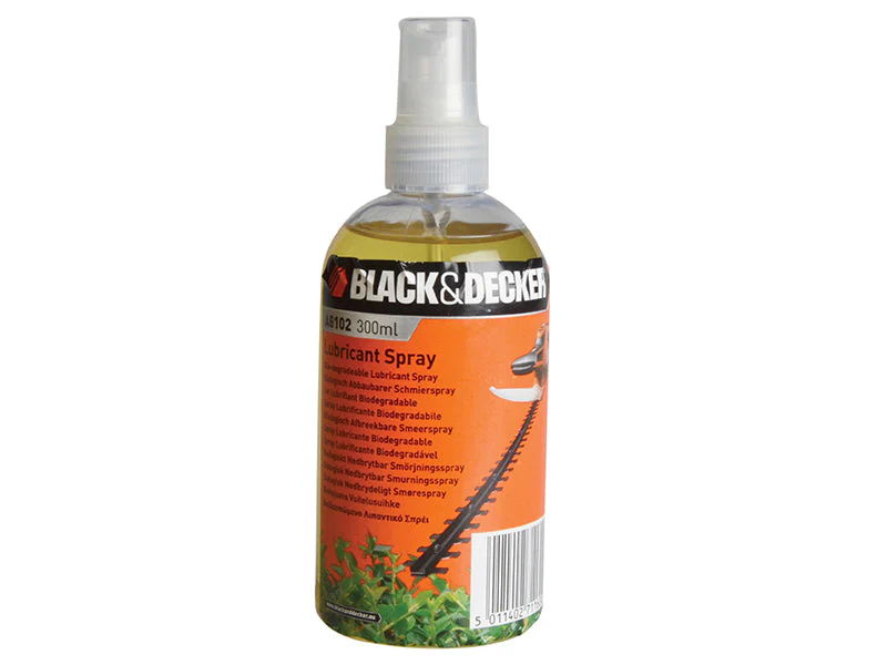 BLACK + DECKER A6102 Hedge Trimmer Oil Spray 300ml - Image 2