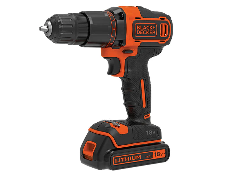 BLACK + DECKER BCD700S1K 2 Gear Combi Drill 18V 1 x 1.5Ah Li-ion - Image 2