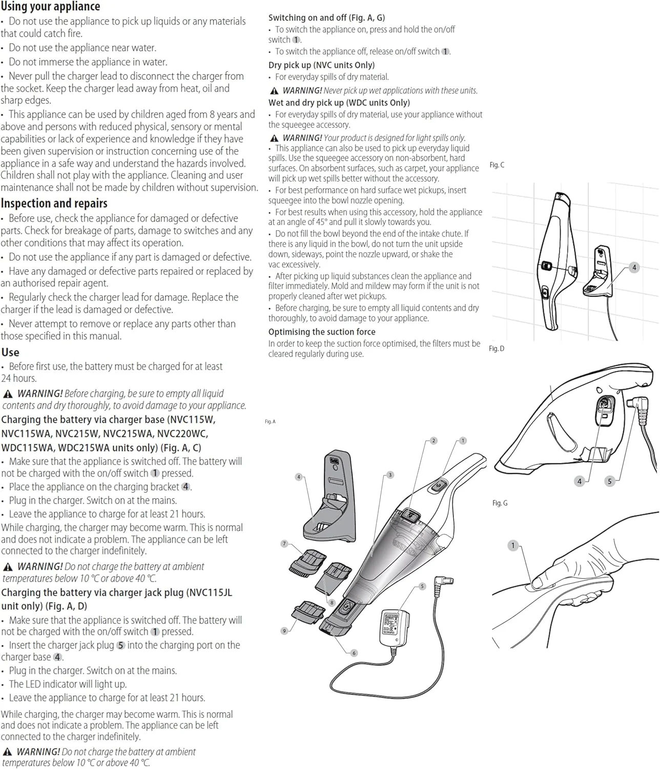 BLACK + DECKER NVC115JL Dustbuster® Hand Vacuum 3.6V - Image 12