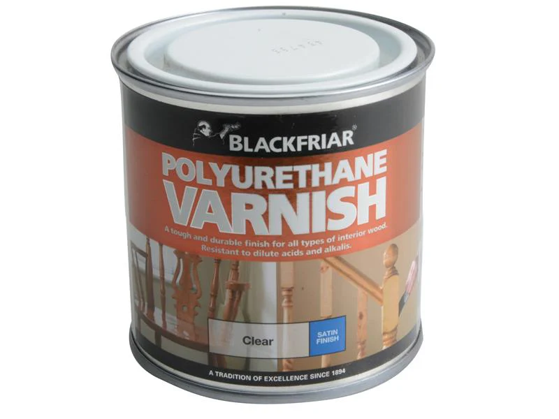 Blackfriar Polyurethane Varnish P100 Clear Satin 250ml - Image 2