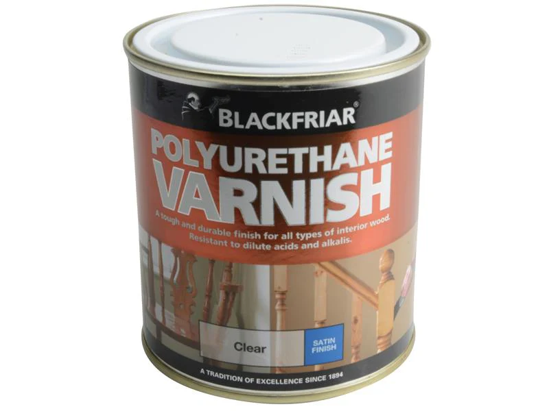Blackfriar Polyurethane Varnish P100 Clear Satin 500ml - Image 2