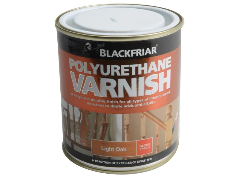 Blackfriar Polyurethane Varnish P40 Light Oak Gloss 500ml - Image 2