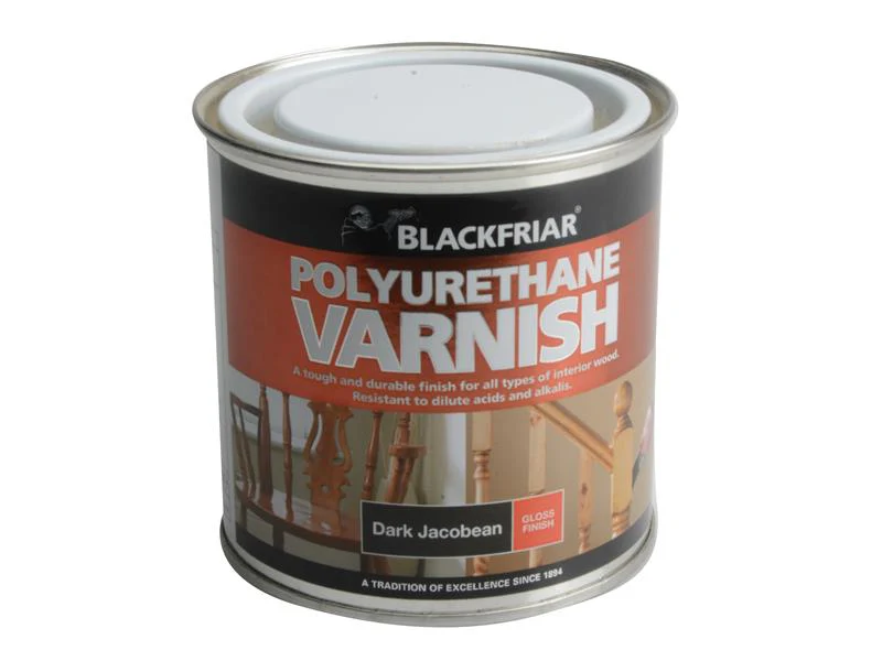 Blackfriar Polyurethane Varnish P85 Dark Jacobean Gloss 250ml - Image 2
