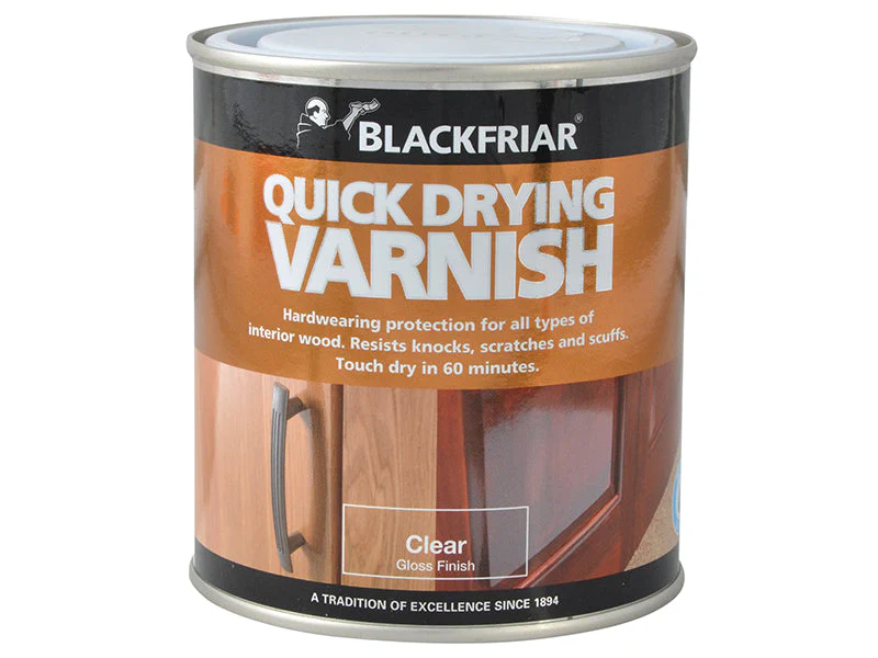 Blackfriar Quick Drying Duratough Interior Varnish Clear Gloss 250ml - Image 2
