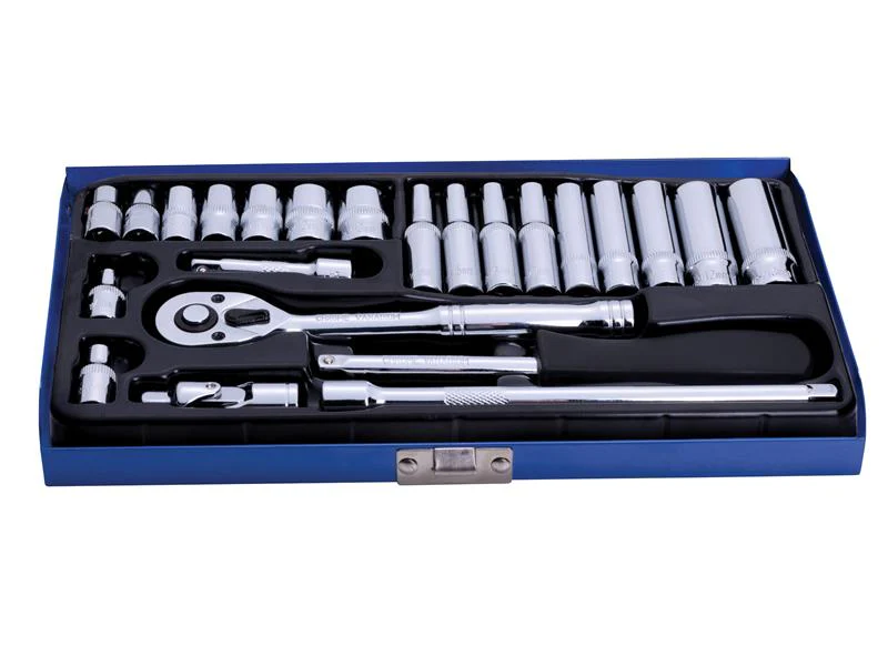 BlueSpot Tools 1/4in Metric Socket Set, 24 Piece - Image 2